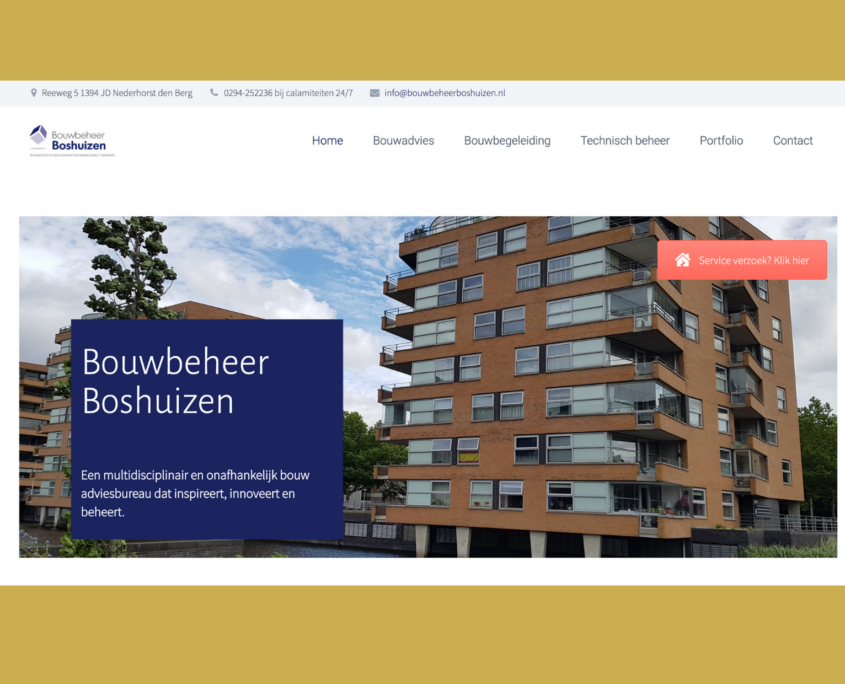 Portfolio Bouwbeheer Boshuizen oker