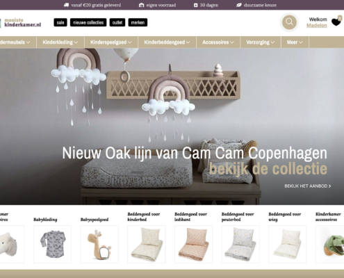 Nieuwe websitestructuur MooisteKinderkamer.nl